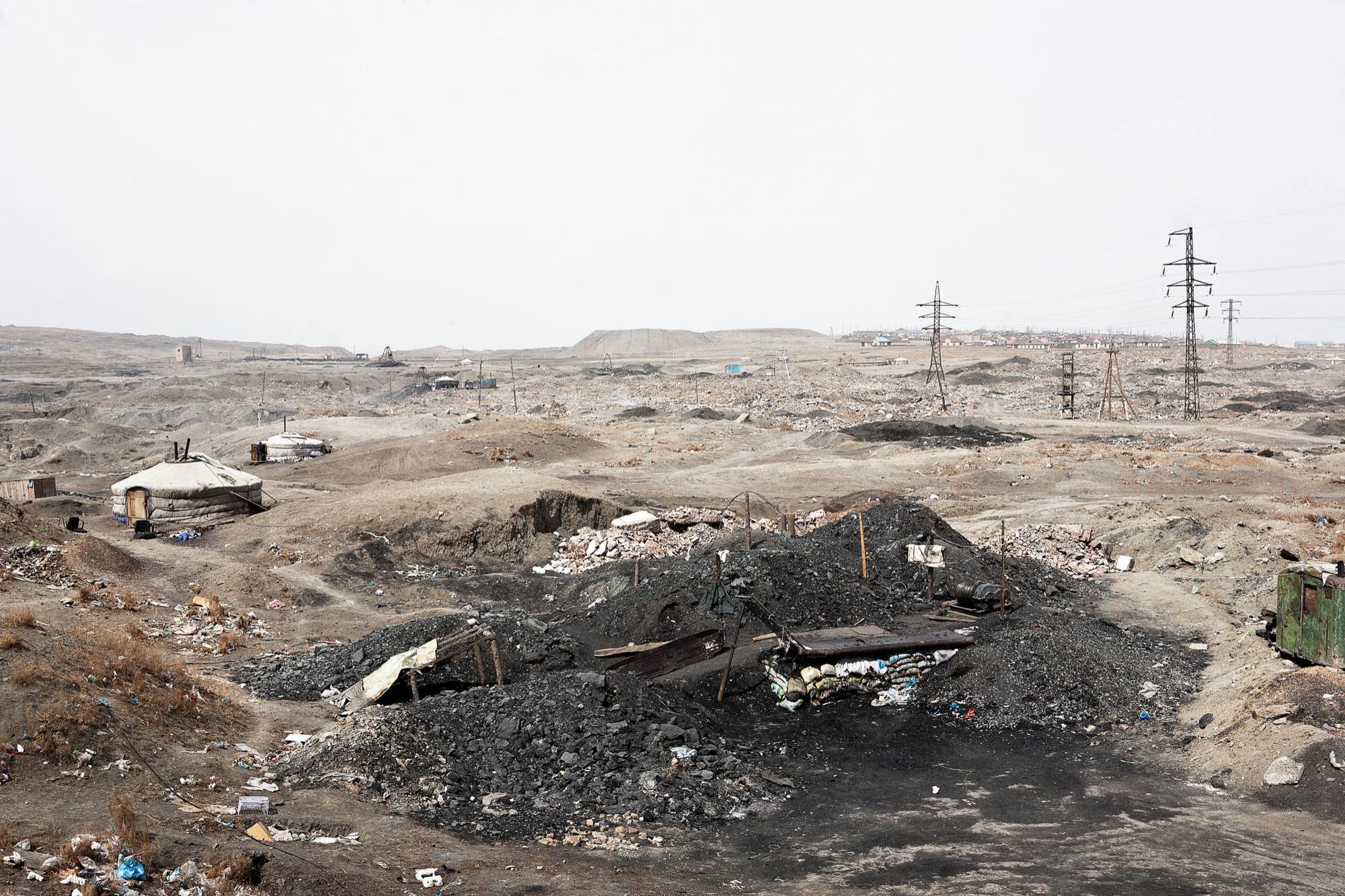 After the closing of a large, Soviet coal mine in Nalaikh, a town about 35 kilometers from Ulaanbaatar, many small mining operations took over.