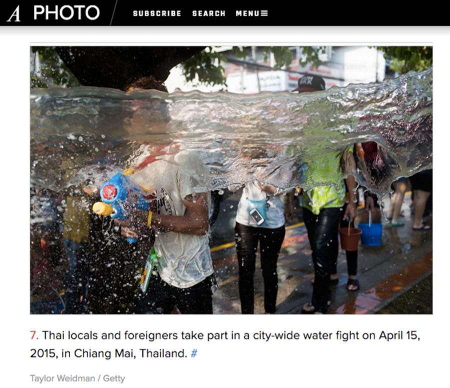 The Atlantic — Songkran Water Festival.