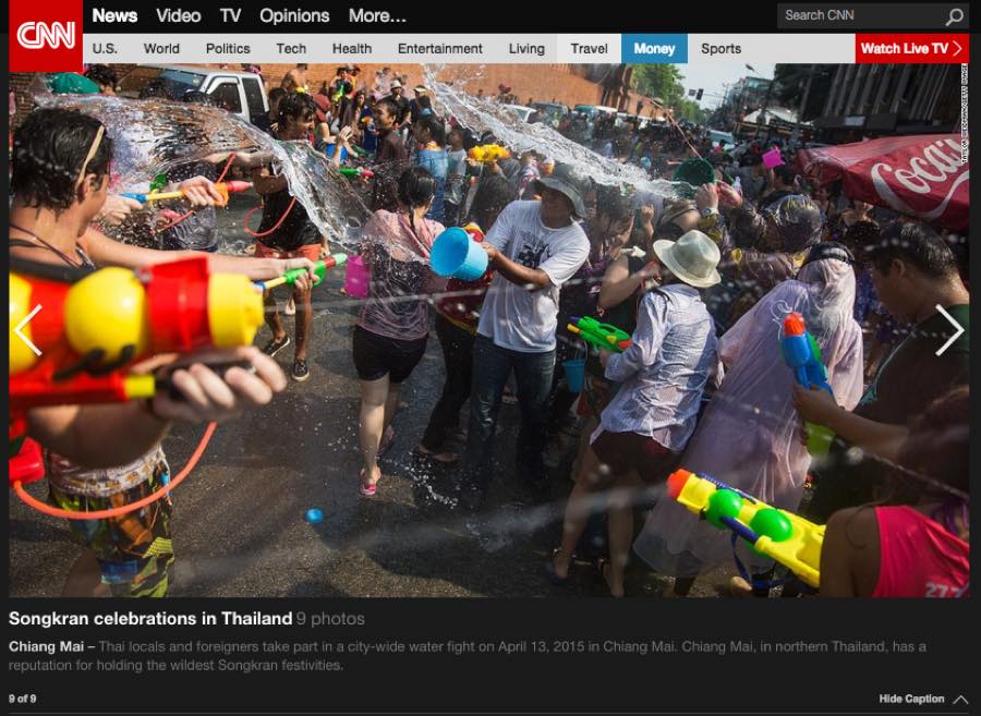 CNN — Songkran Celebrations in Thailand.