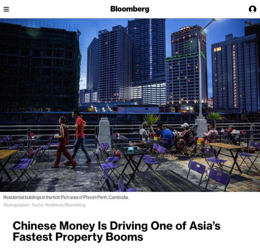 Bloomberg — Chinese Money Is Driving One of Asia's Fastest Property Booms.