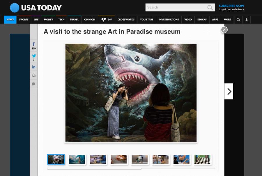 USA Today — A Visit to the Strange Art in Paradise Museum.