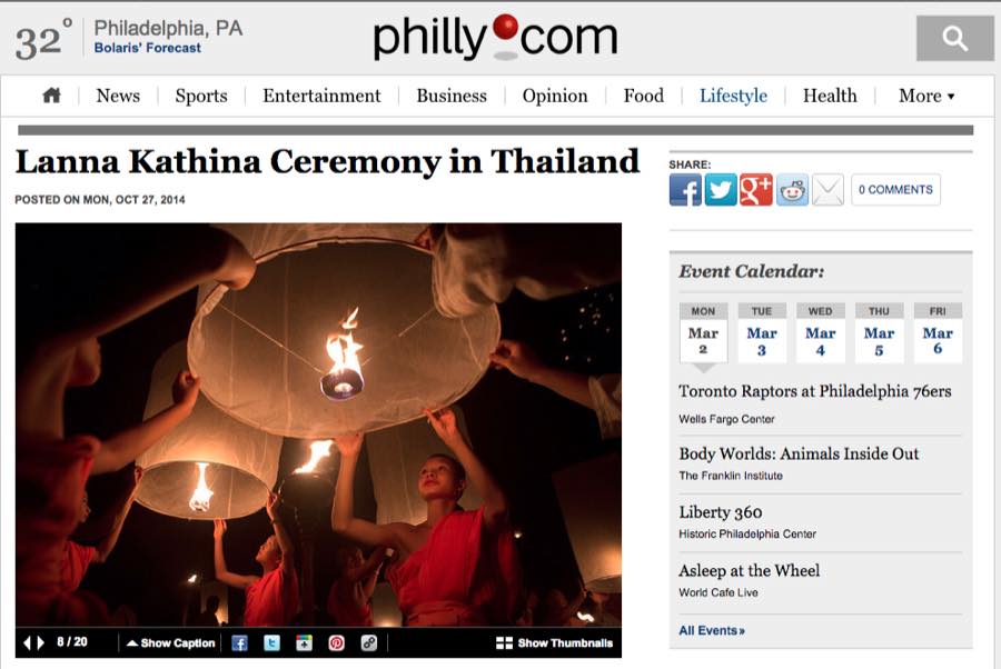 Philly.com — Lanna Kathina Ceremony in Thailand.