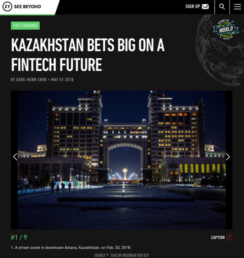 OZY — Kazakhstan Bets Big on a Fintech Future.