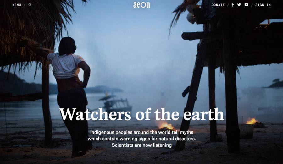 Aeon — Watchers of the Earth.