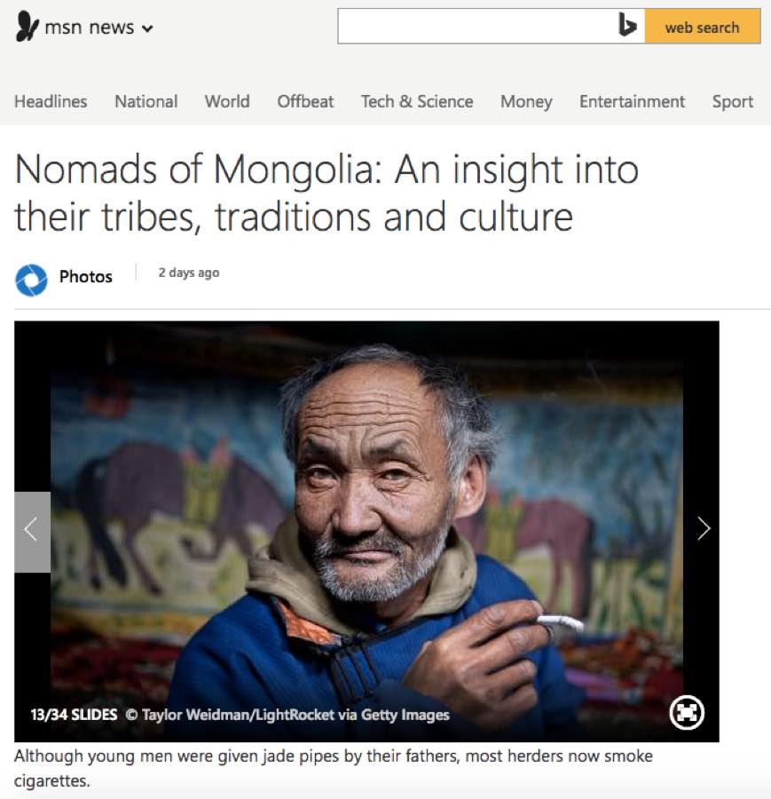 MSN — Nomads of Mongolia: An Insight Into Their Tribes, Traditions and Culture.