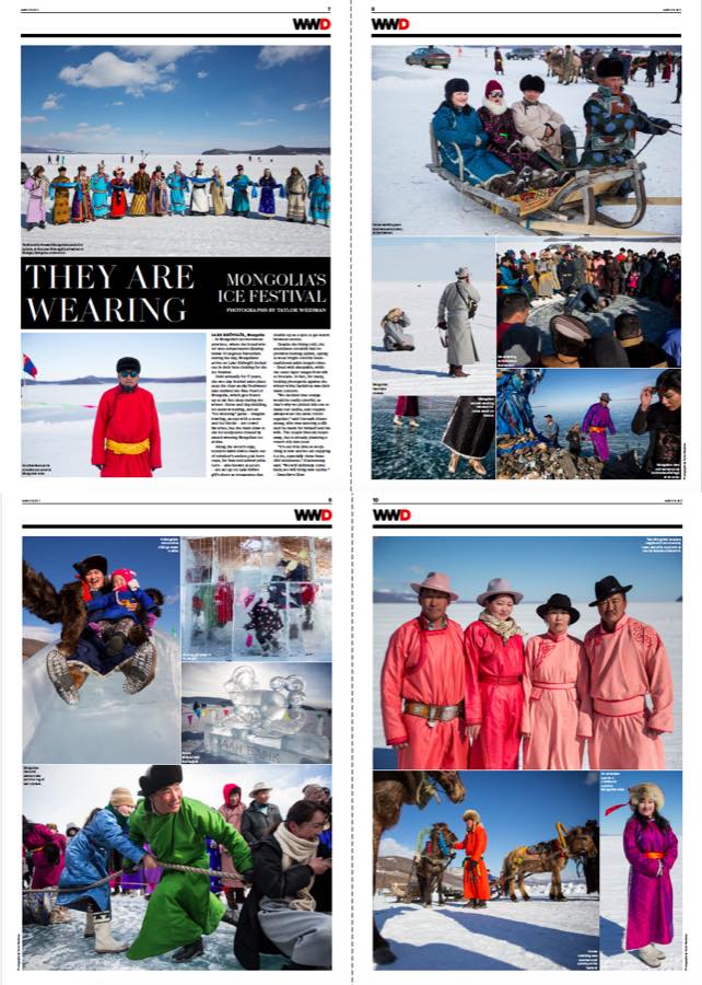 WWD — They Are Wearing: Mongolia's Ice Festival.