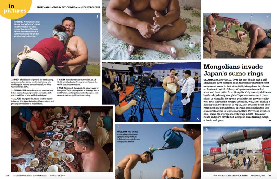 The Christian Science Monitor — Mongolians Invade Japan's Sumo Rings.
