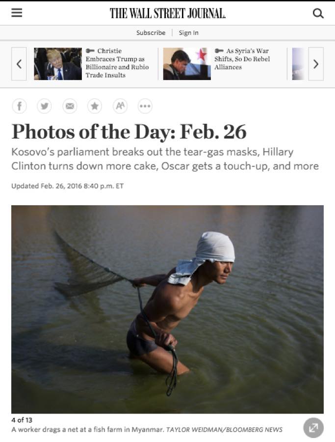 The Wall Street Journal — Photos of the Day: Feb. 26.