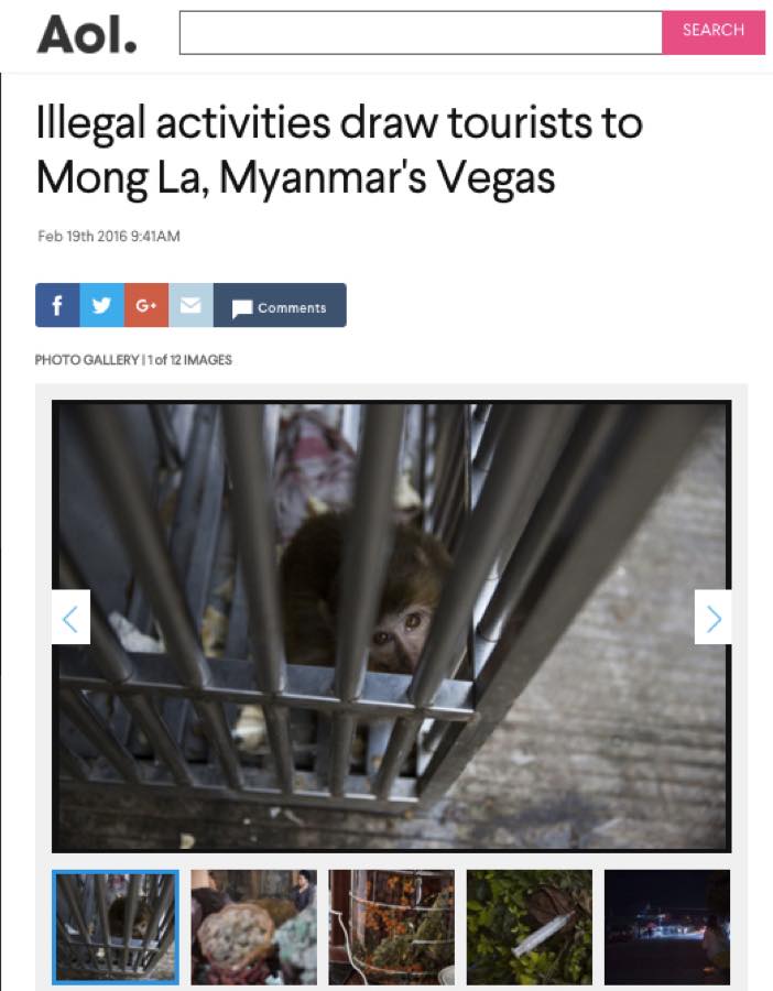 AOL — Illegal Activities Draw Tourists to Mong La, Myanmar's Vegas.