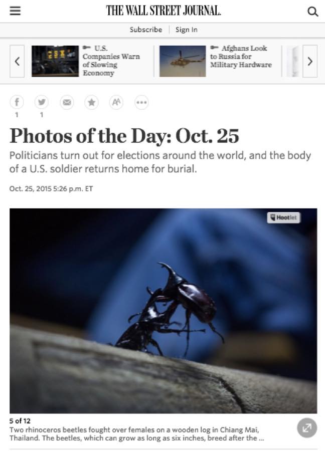 The Wall Street Journal — Photos of the Day: Oct. 25.