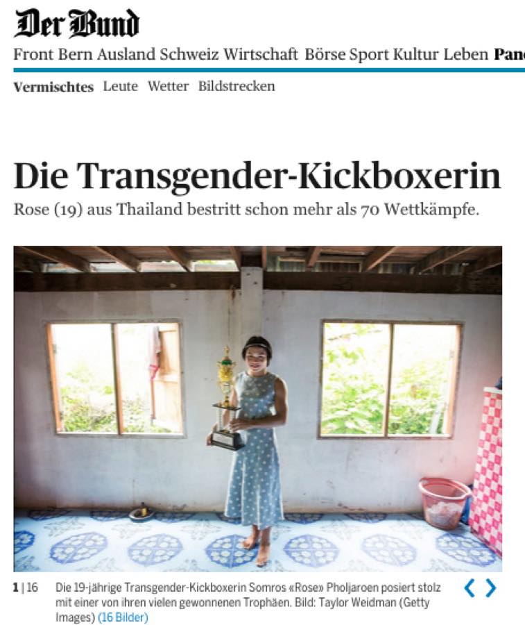 Der Bund — Die Transgender-Kickboxerin.