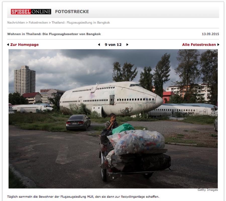 Spiegel Online — Die Flugzeugbesetzer von Bangkok.